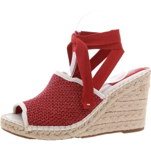Franco Sarto Womens L Sierra Woven Lace Up Espadrilles