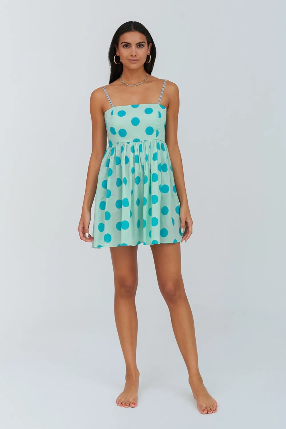 Polka Dot Skater Dress